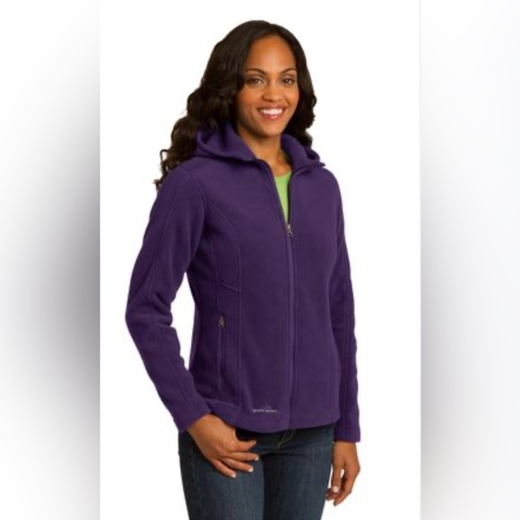 Eddie Bauer Jackets & Blazers - 💥EDDIE BAUER LADIES HOODED FULL-ZIP FLEECE JACKET STYLE EB206💥